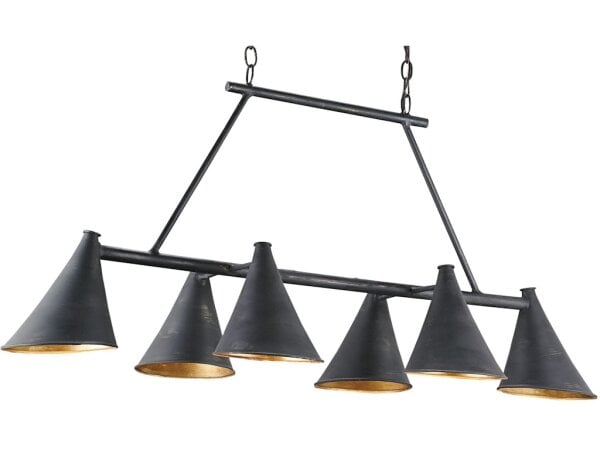 Culpepper Black Rectangular Chandelier - Image 3