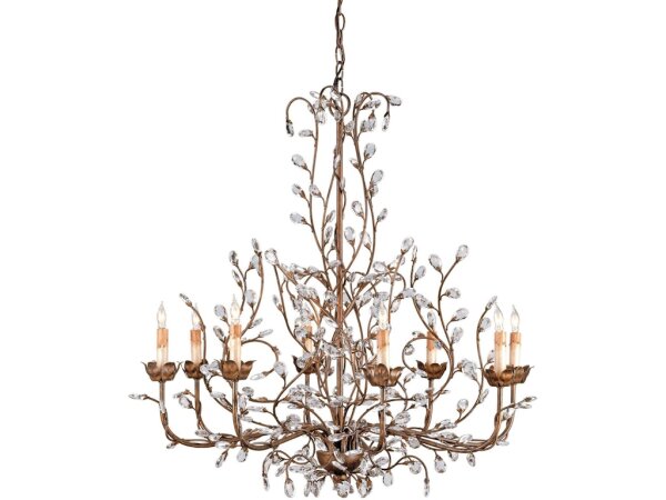 Crystal Bud Large Gold Chandelier - Image 3