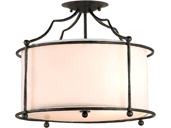 Cachet Black Semi-Flush Mount - Image 2