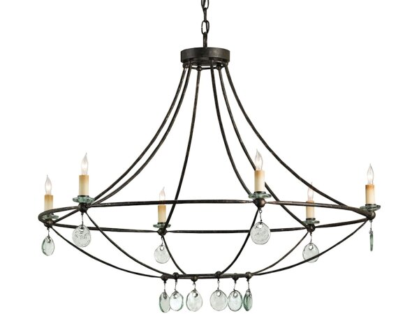Novella Large Black Chandelier
