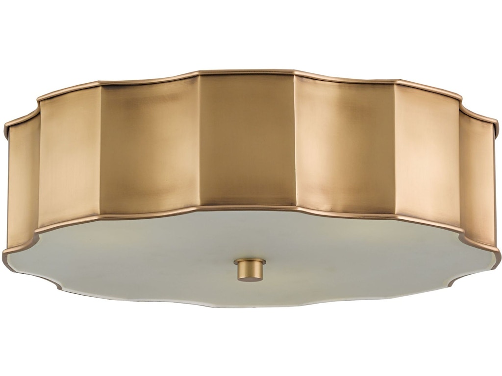 Wexford Brass Flush Mount