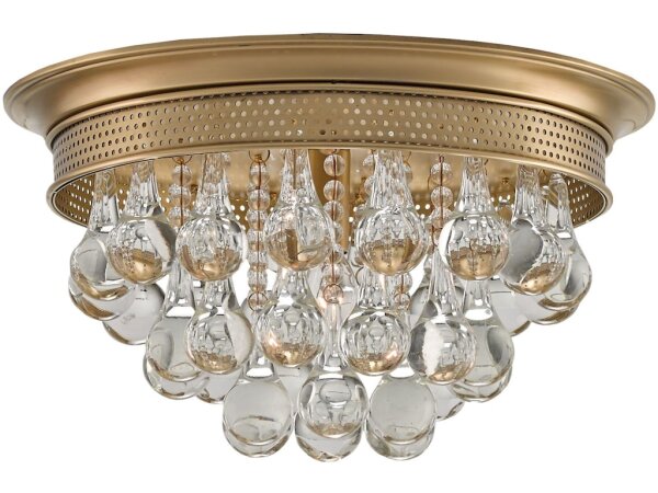 Worthing Brass Flush Mount - Image 3