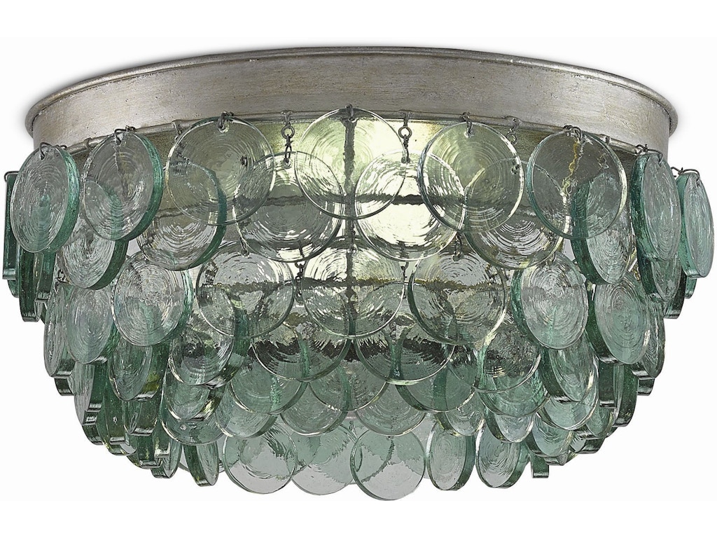 Braithwell Recycled Glass Flush Mount
