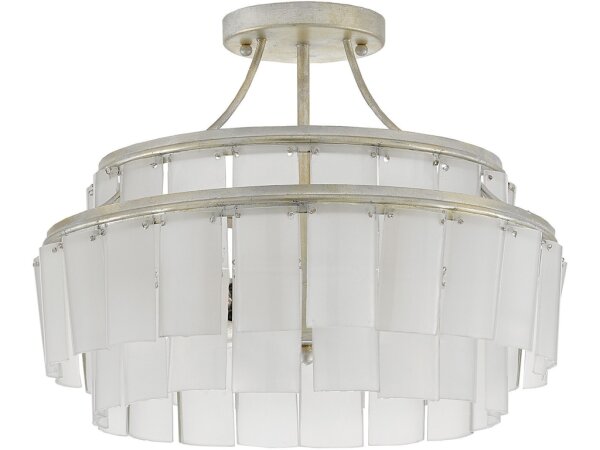 Vintner White Semi-Flush Mount - Image 2