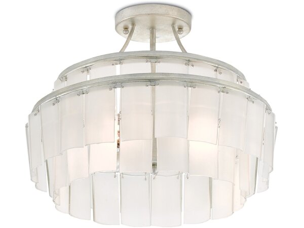Vintner White Semi-Flush Mount - Image 3