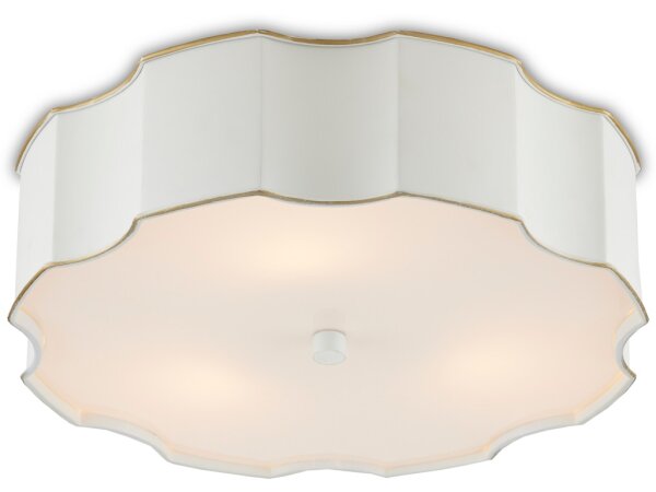 Wexford White Flush Mount - Image 3