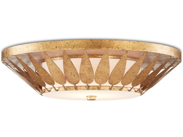 Floris Gold Flush Mount