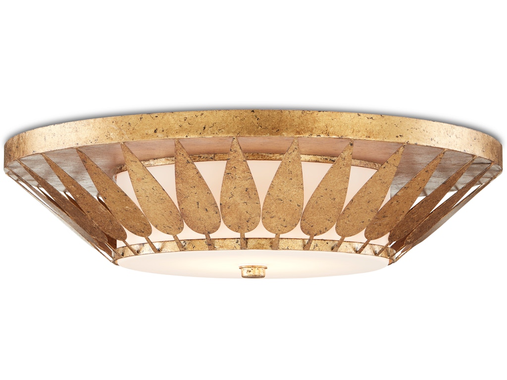 Floris Gold Flush Mount