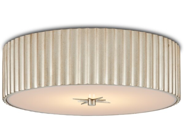 Caravel Silver Flush Mount