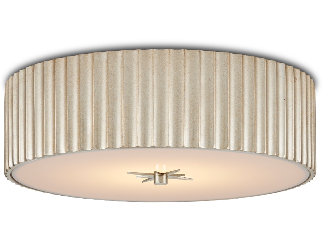 Caravel Silver Flush Mount