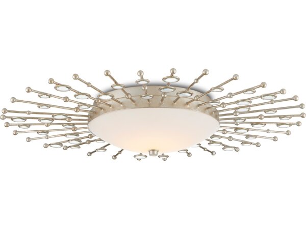 Planisphere Silver Flush Mount