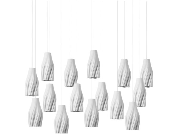 Posh 15-Light Linear Multi-Drop Pendant - Image 4