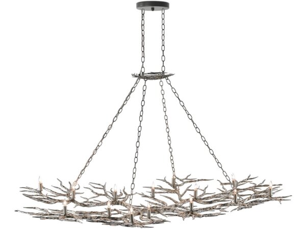 Rainforest Large Silver Chandelier - Image 4