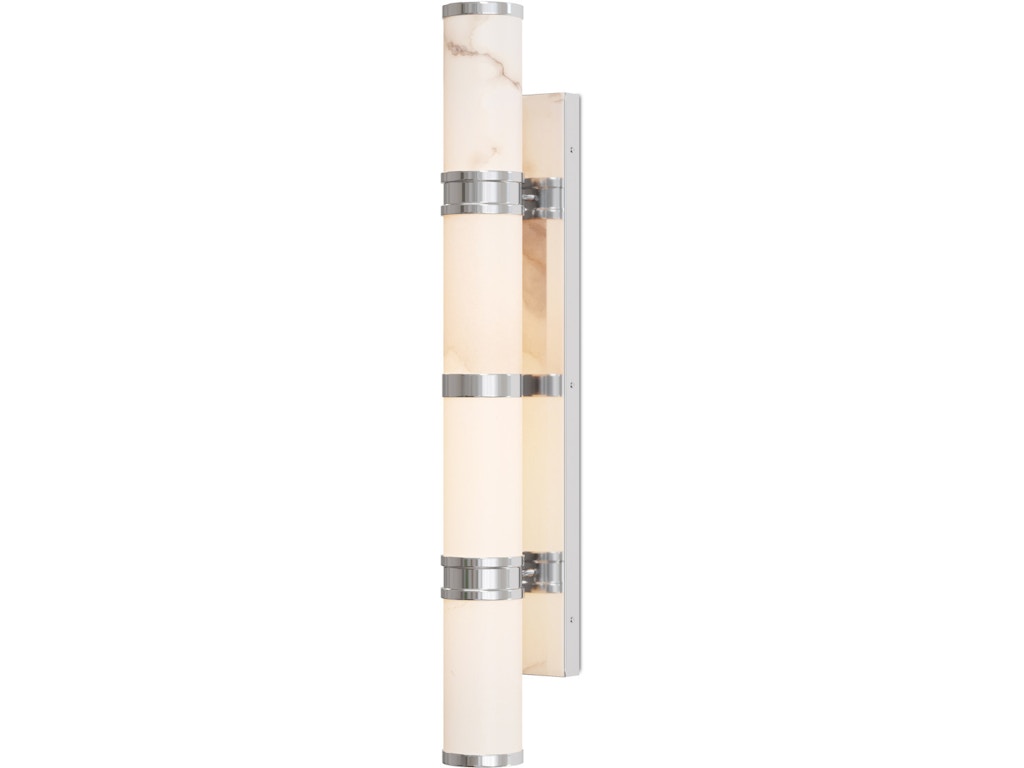 Brenham Large Nickel Wall Sconce
