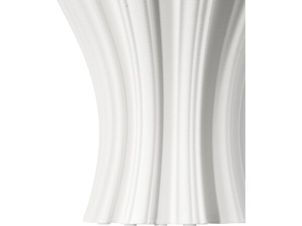 Godet White Vase - Image 3