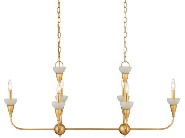 Aurelia Frost Rectangular Chandelier - Image 4
