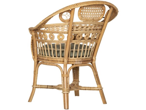 Eugenie Natural Armchair, Linho Loden - Image 3