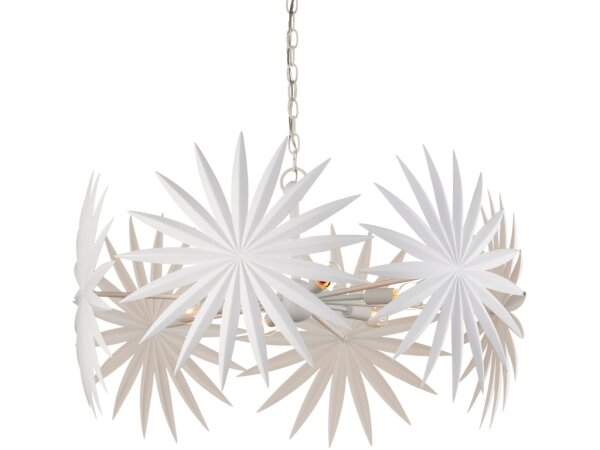 Bismarkia Small White Chandelier - Image 3