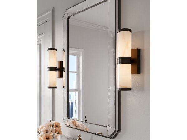 Brenham Small Bronze Wall Sconce - Image 5
