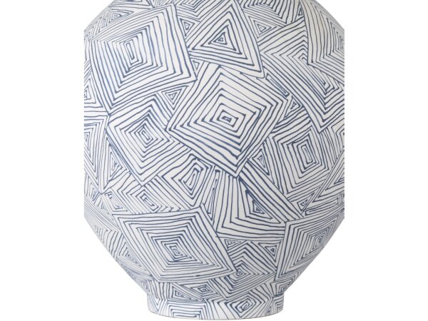 Blue Zag Medium Vase - Image 3