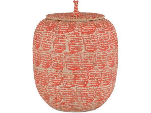 Happiness Red Preserve Jar