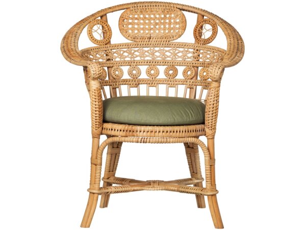 Eugenie Natural Armchair, Linho Loden - Image 4