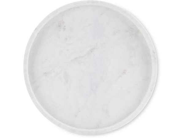 Freya Large White Marble Tray - Image 4