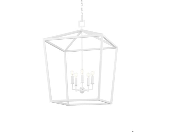 Denison Large White Lantern - Image 5