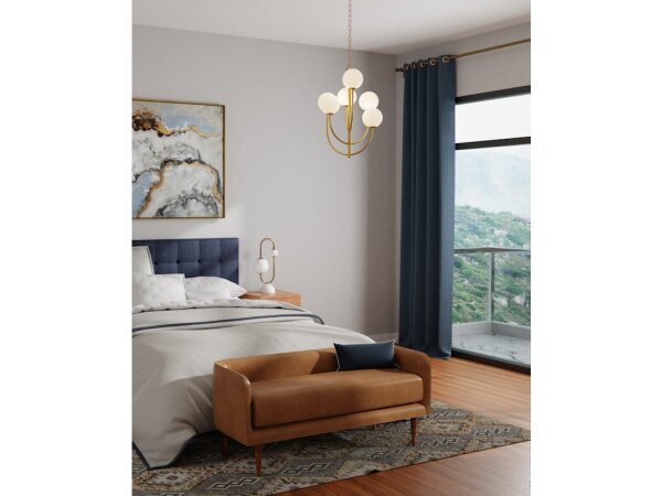 Sunnylands Brass Chandelier - Image 4