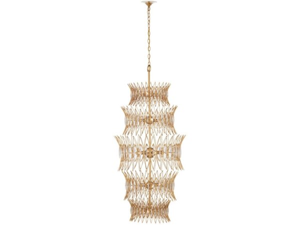 Marquise Large Gold Chandelier - Image 5