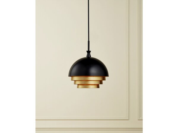 Salviati Large Black and Gold Pendant - Image 5