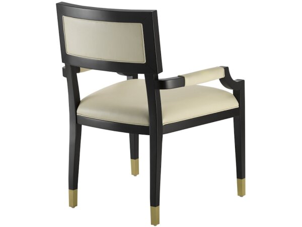 Artemis Leather Armchair, Milk - Image 5