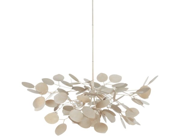 Lunaria Small Silver Chandelier - Image 4