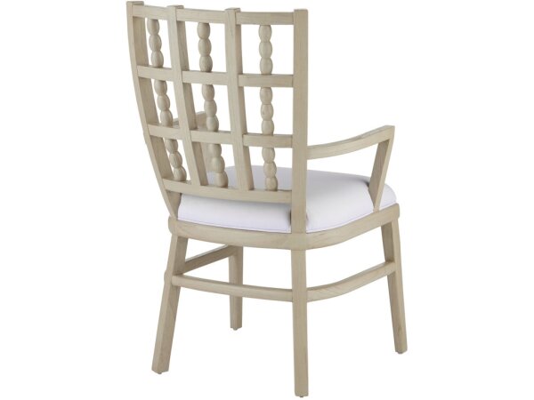 Norene Gray Armchair, Muslin - Image 4