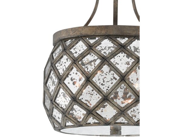 Buckminster Bronze Semi-Flush Mount - Image 2