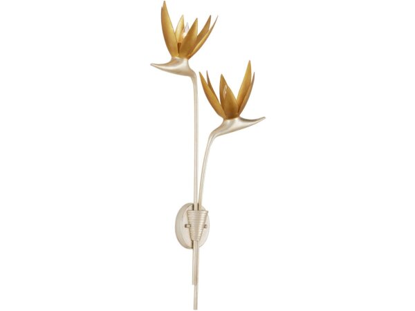 Paradiso Silver and Gold Wall Sconce, Right - Image 4