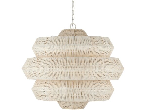 Antibes Medium White Chandelier - Image 4