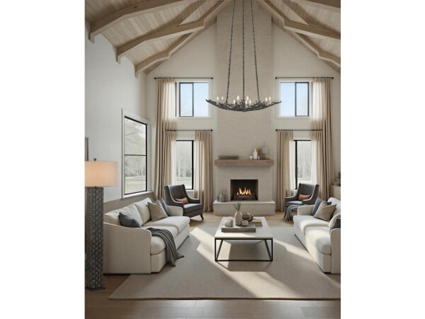 Rainforest Small Bronze Chandelier - Image 4