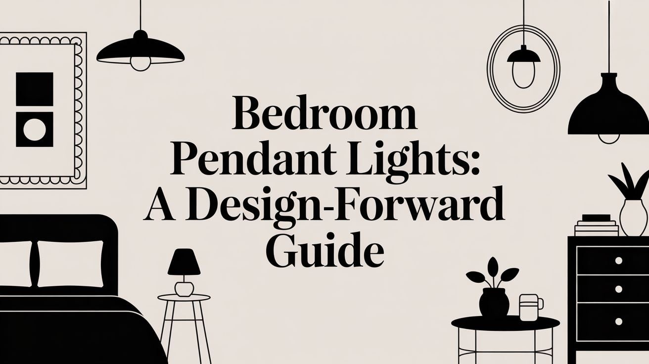 bedroom pendant lights design guide