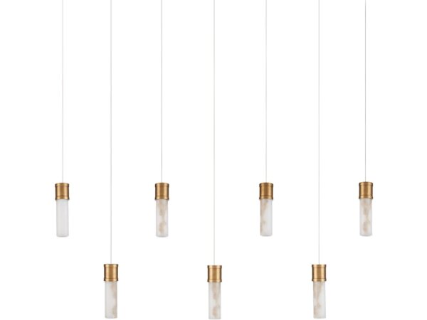 Cannula 7-Light Linear Multi-Drop Pendant - Image 4