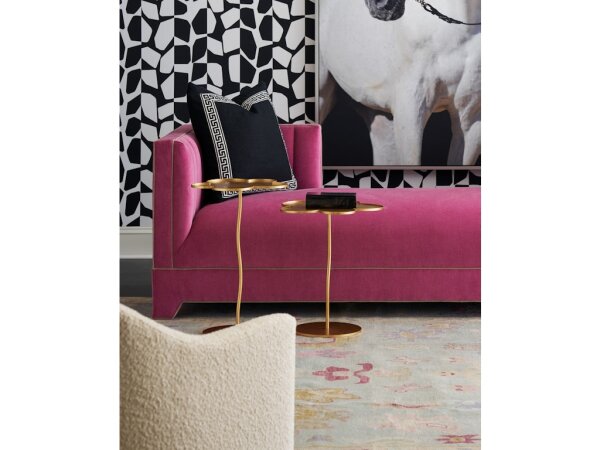 Fleur Large Gold Accent Table - Image 4