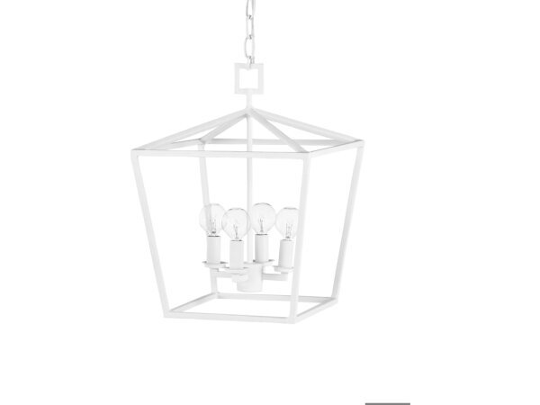 Denison Small White Lantern - Image 5