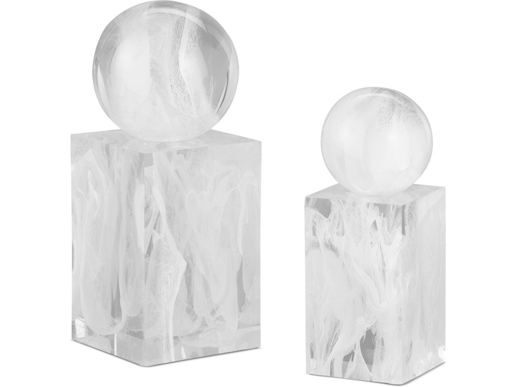 Nova White Objects Set of 2