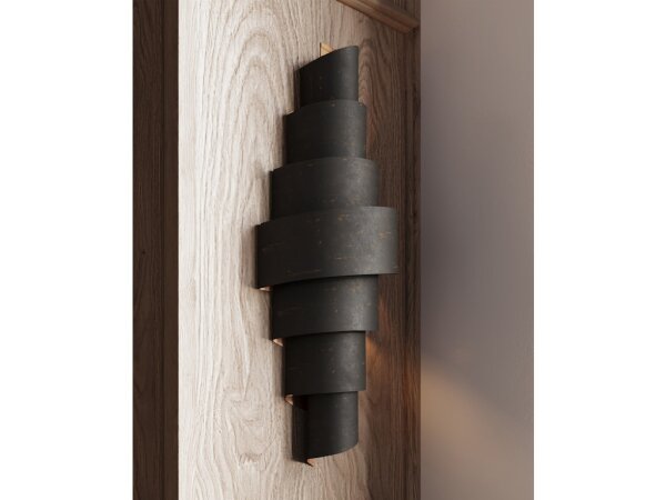 Chiffonade Black Wall Sconce - Image 4