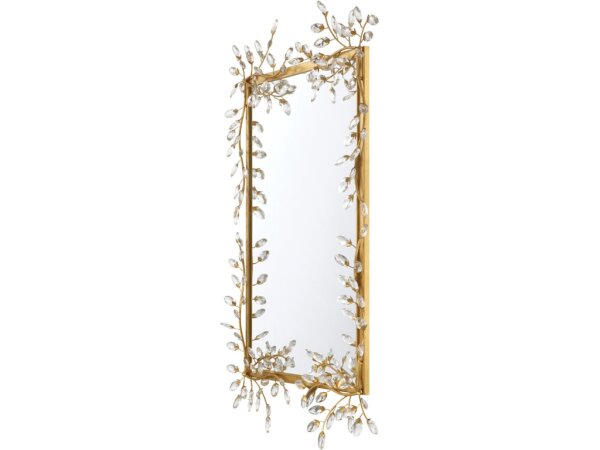 Forget-Me-Not Gold Rectangular Mirror - Image 5