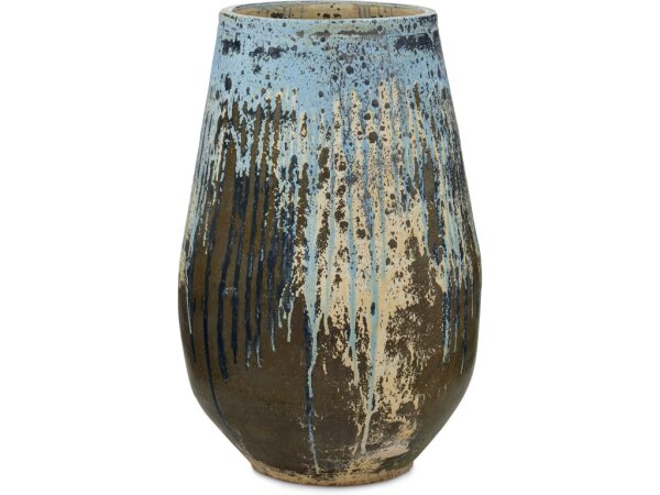 Capaci Antique Blue Drip Planter - Image 4
