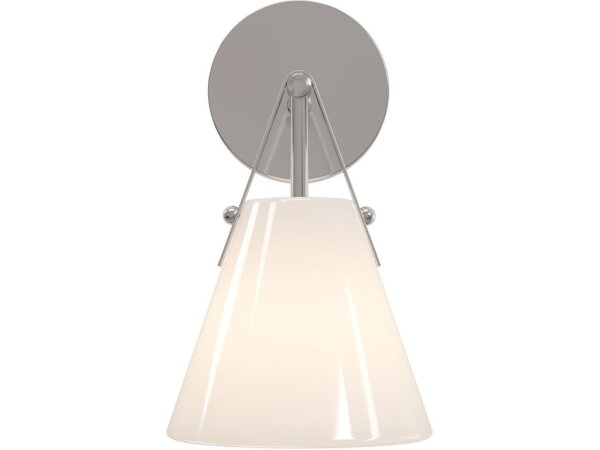 Bronwen Nickel Bath Wall Sconce - Image 3