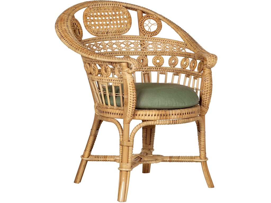 Eugenie Natural Armchair, Linho Loden