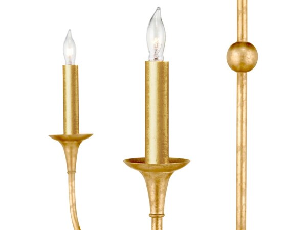 Nottaway Two-Tier Gold Chandelier - Image 2