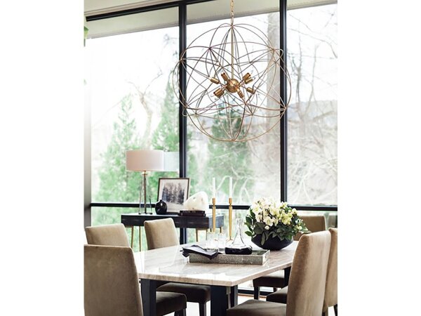 Zenda Gold Orb Chandelier - Image 4